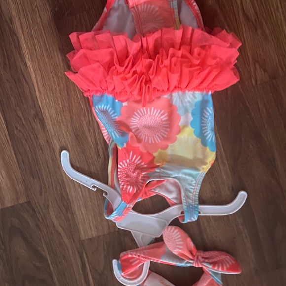 Baby girl swimsuit with matching headband - Picture 2 of 2